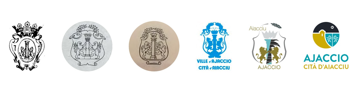 Logos Ville d'Ajaccio - Agence Totem